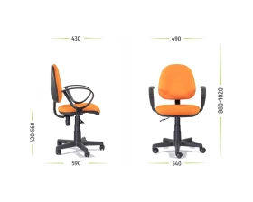 Кресло Метро Рондо ПВМ пластик images