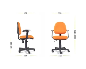 Кресло Метро Т-01 ПВМ пластик images